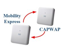 Конвертация точки доступа Cisco 1831I из CAPWAP в ME и обратно